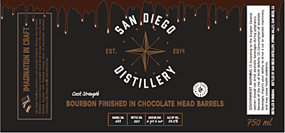 Bourbon - Chocolate Mead Finished - SDD - 750ml - #603
